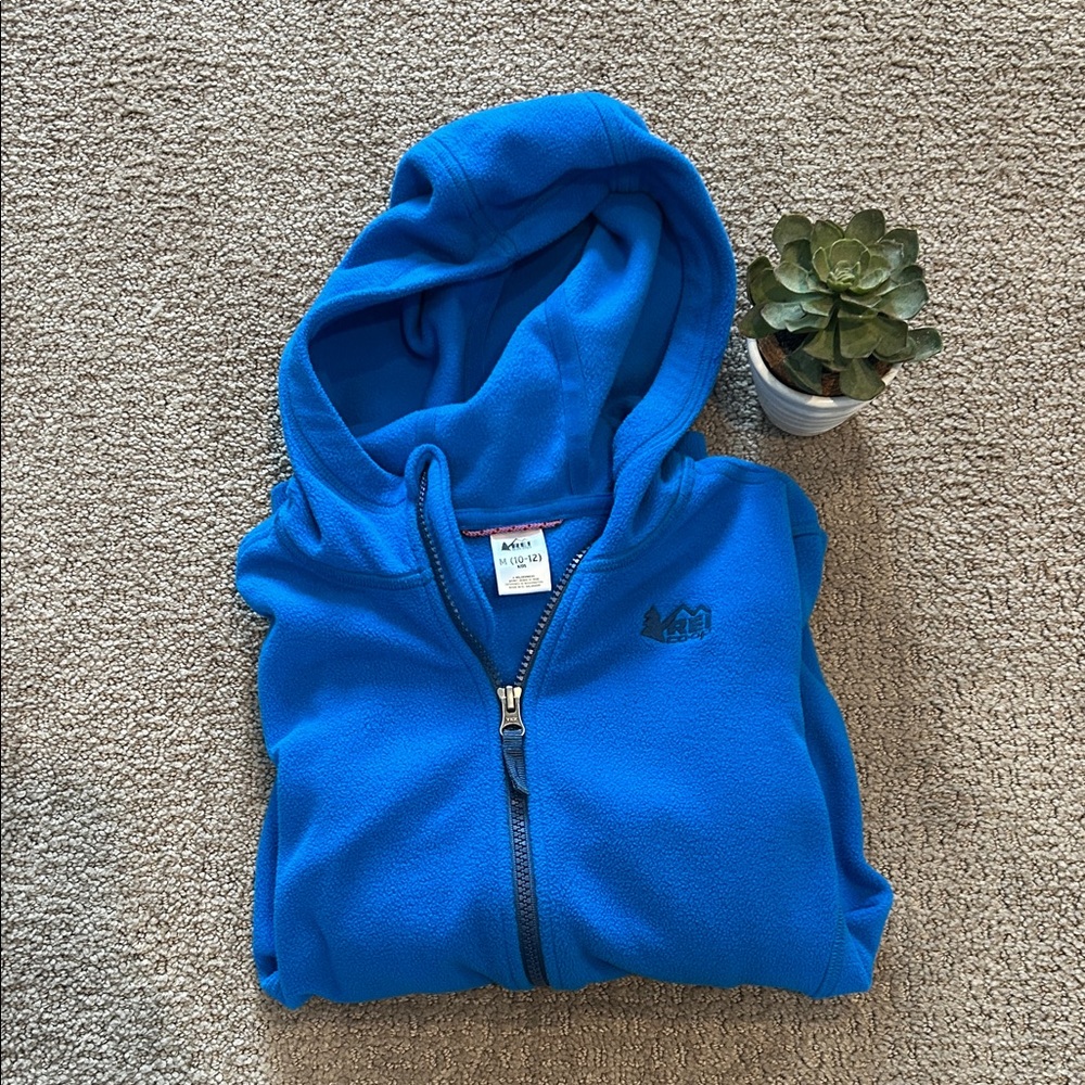 NWOT Boys REI Hoodie Fleece M (10-12)